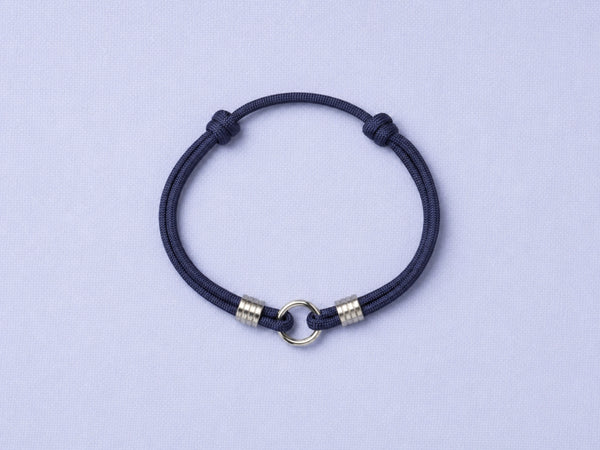Navy house collar on light navy background
